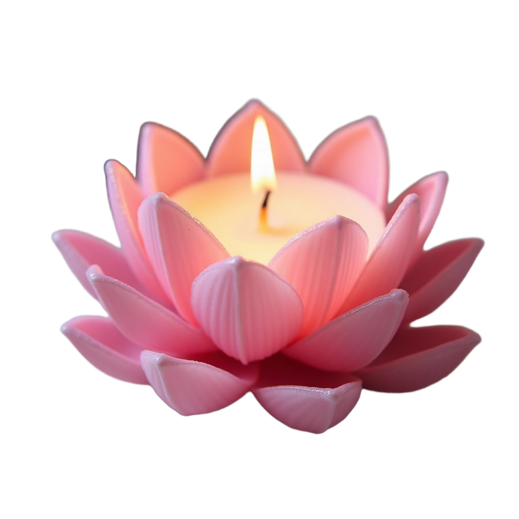 Elegant Lotus Candle Holder